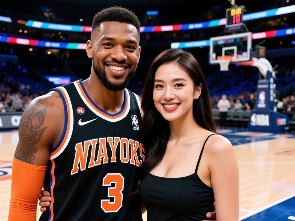 托平和娇妻近照，尼克斯弃将，拿大合同总决赛爆发，妻子很美  第3张