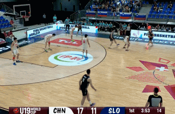 U19男篮世界杯-郇斯楠12+4中国负斯洛文尼亚遭3连败